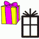 MG: o presente; prenda; brinde; doação; dom; dádiva